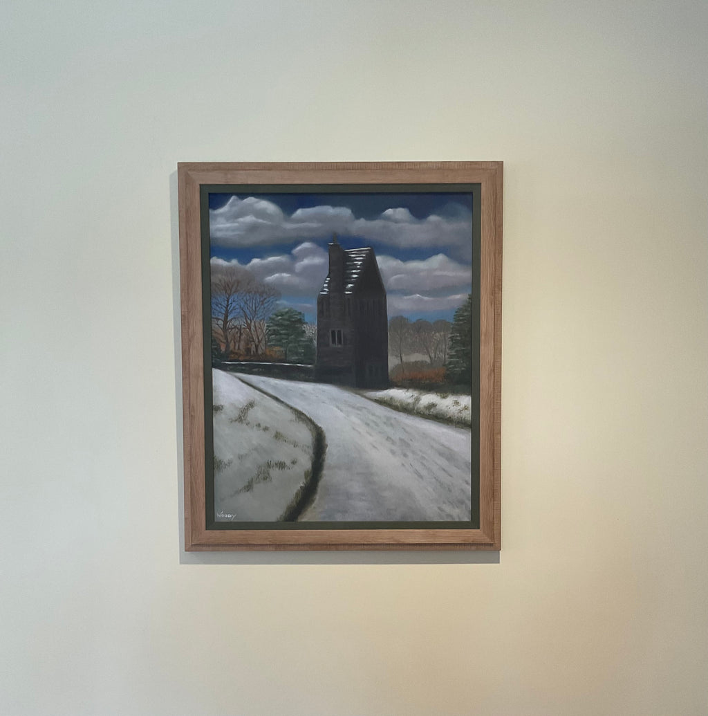 The Pigeon Tower - Original oil painting
