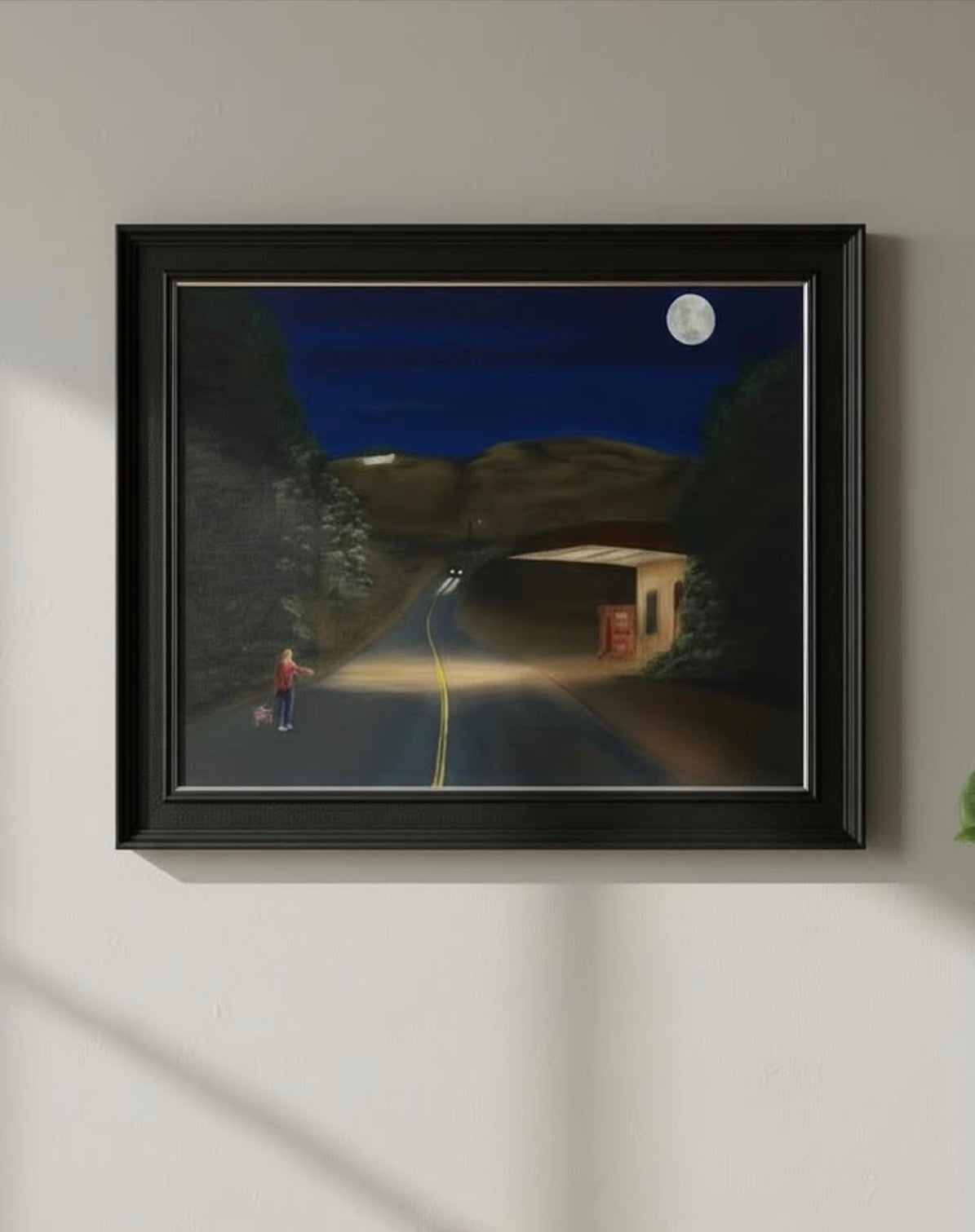 Let The Night Decide - Original oil painting.