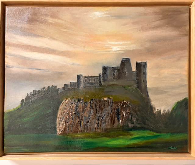 Bamburgh Castle - Original Oil Painting