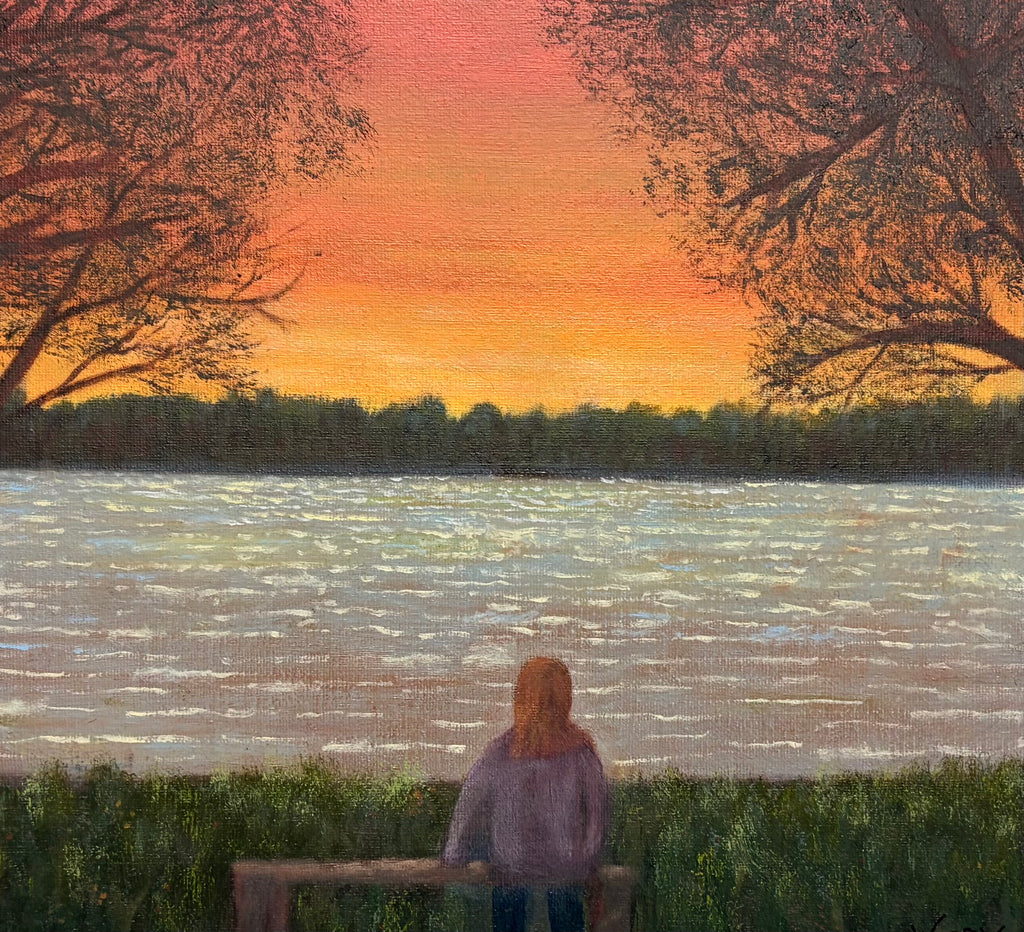 “When Evening Breathes Over Anglezarke” - Original Oil Painting
