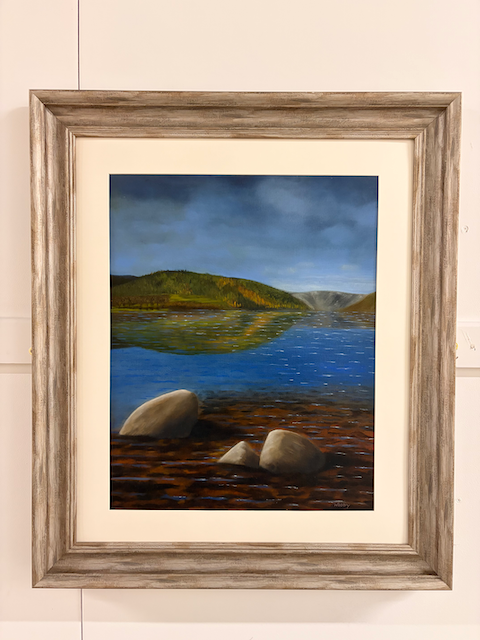 Lake Side - Original oil painting.
