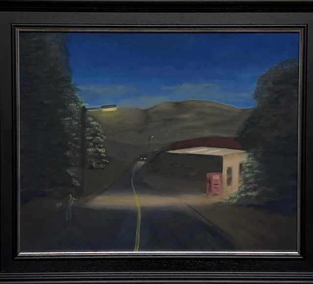 Let The Night Decide - Original oil painting.