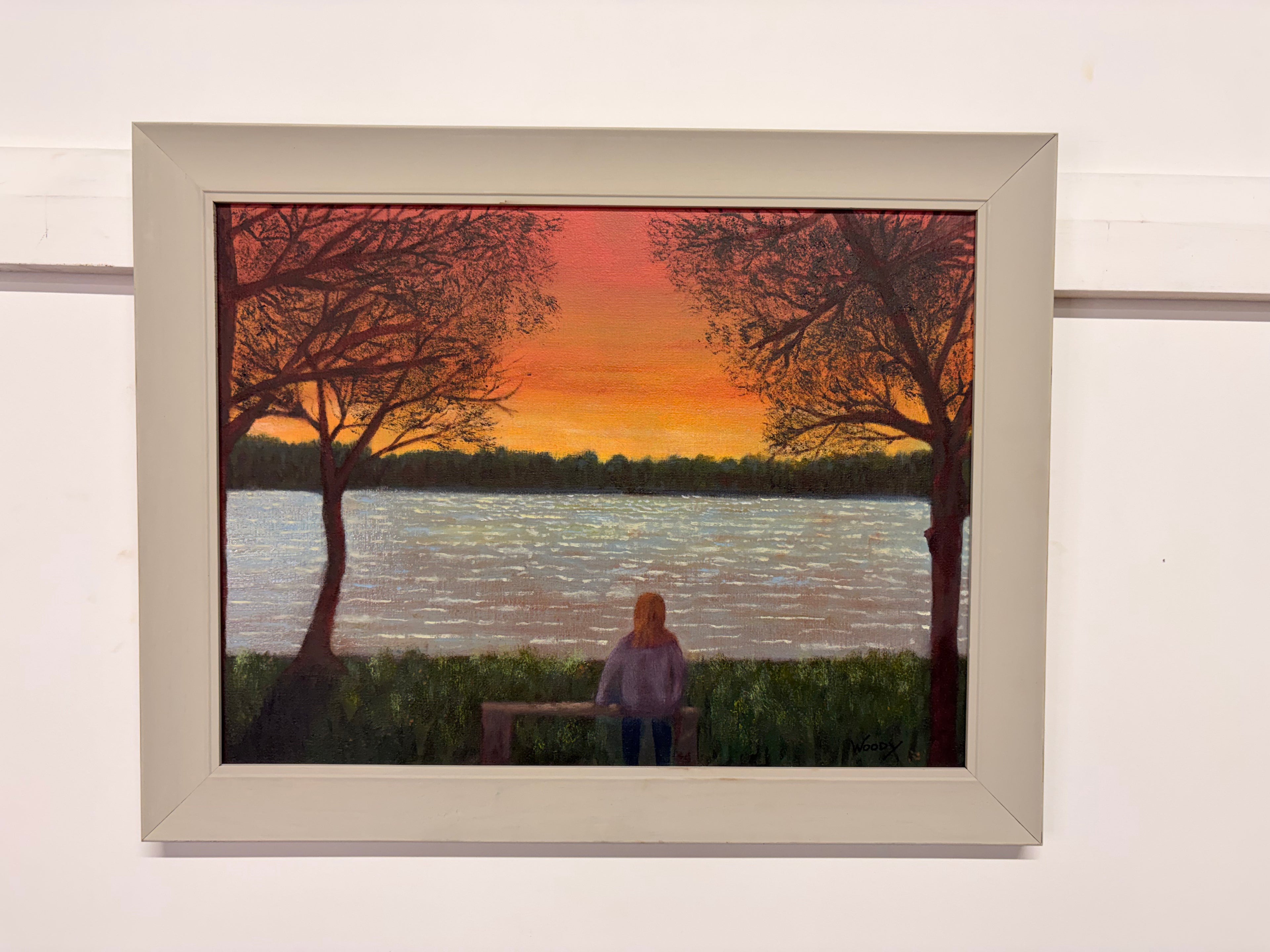 “When Evening Breathes Over Anglezarke” - Original Oil Painting
