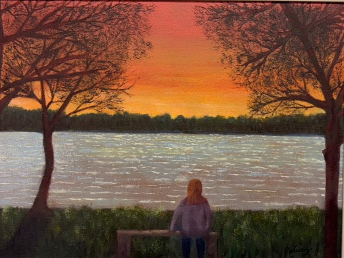 “When Evening Breathes Over Anglezarke” - Original Oil Painting