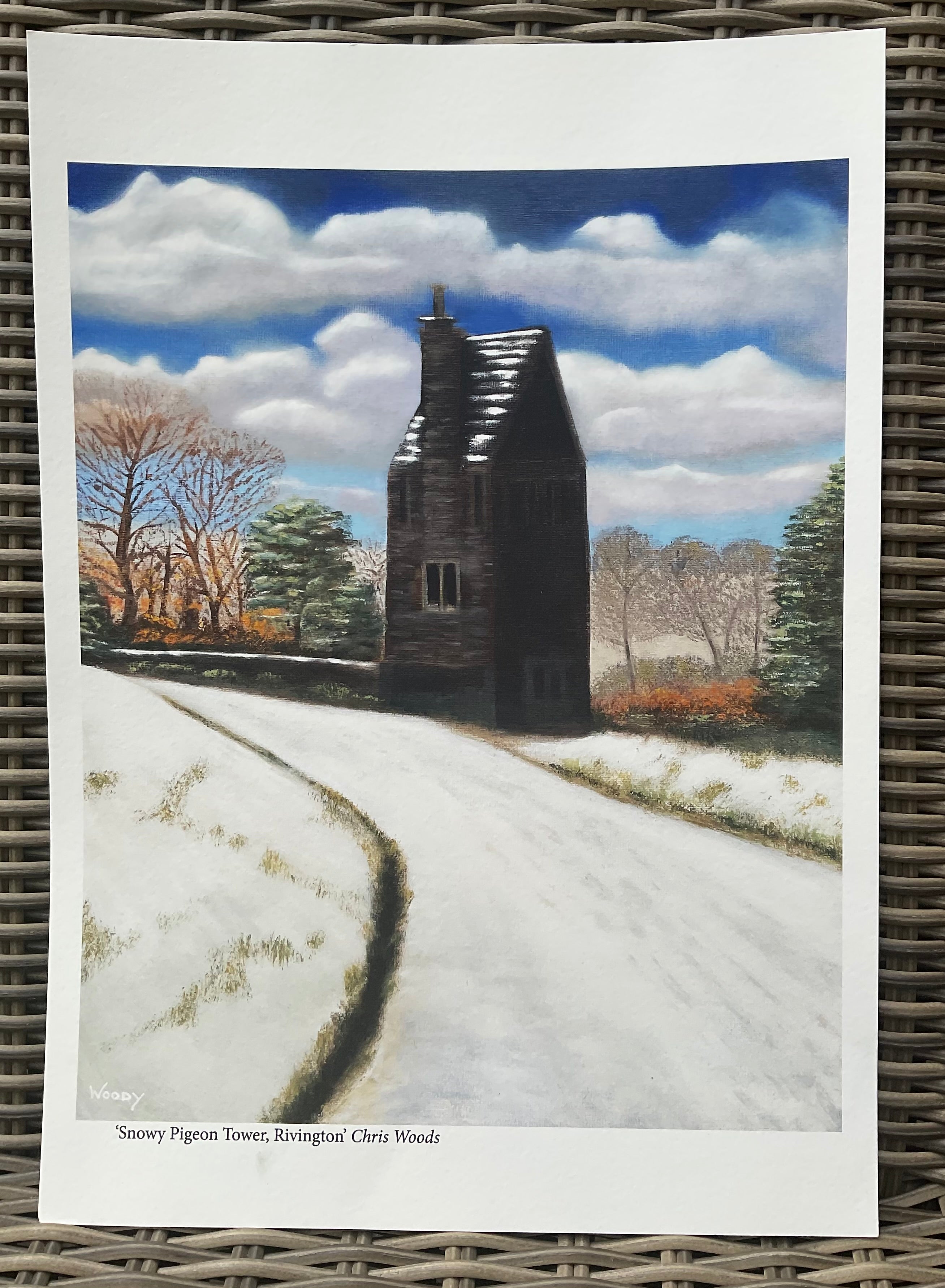 The Pigeon Tower - Printed Poster Copy