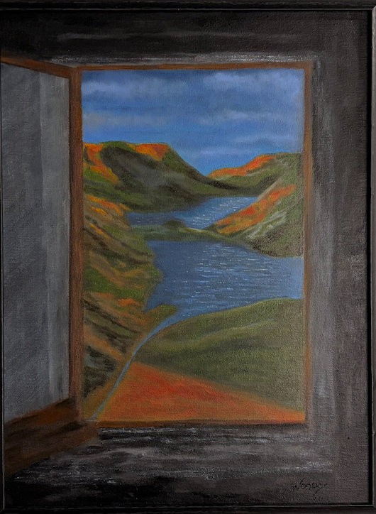 From The Bothy Window - Original Oil Painting