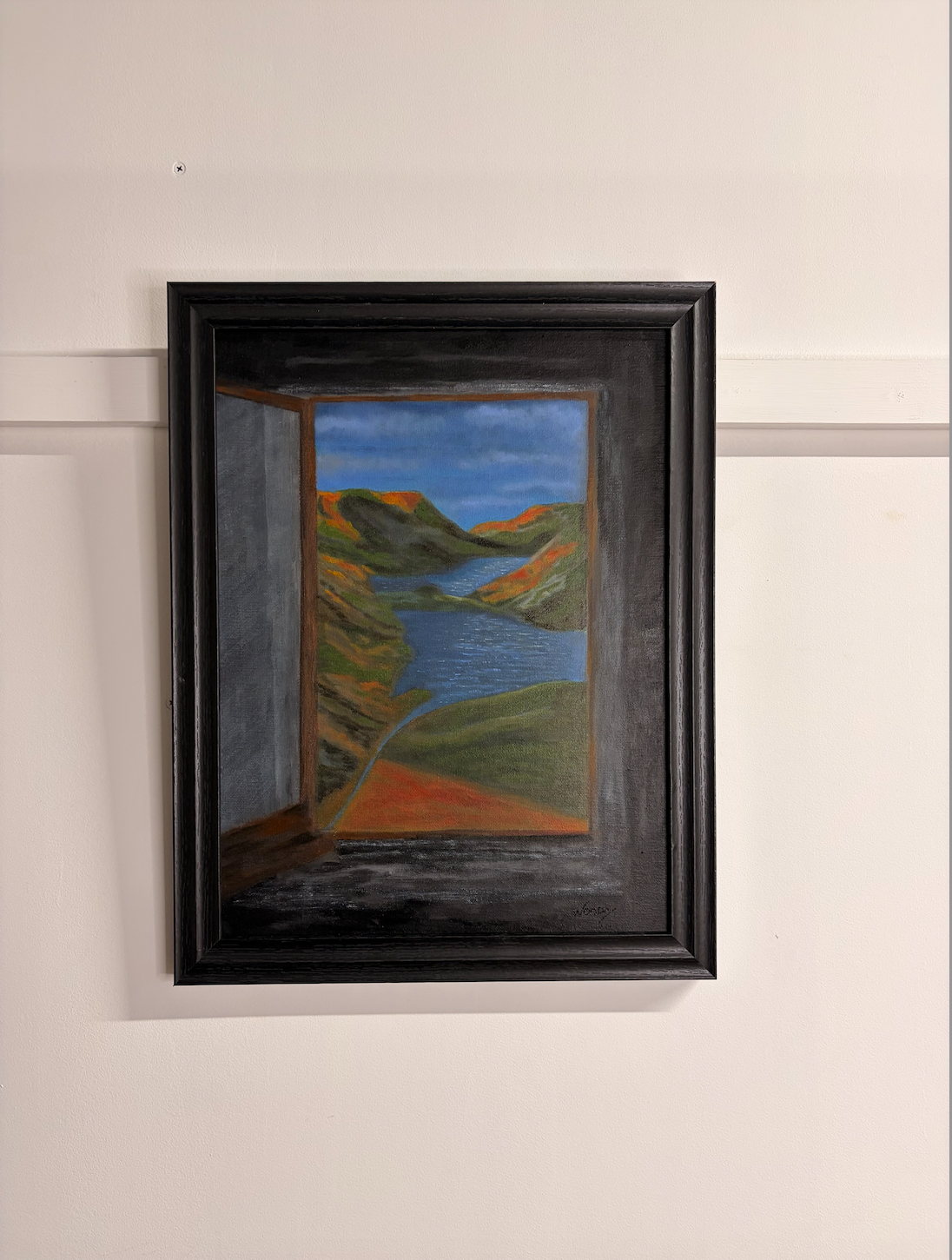 From The Bothy Window - Original Oil Painting